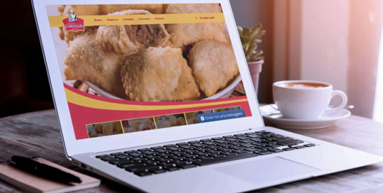 desenvolvimento de website da salgaderia conceição