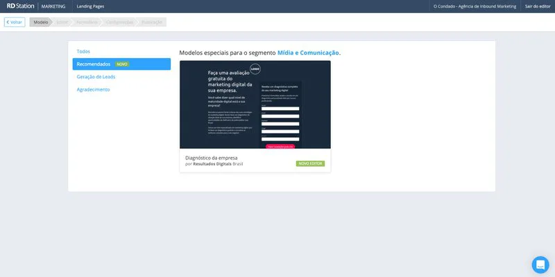 Desvendando o RD Station Marketing (Guia Completo) 4 criação de landing pages no RD Station Marketing