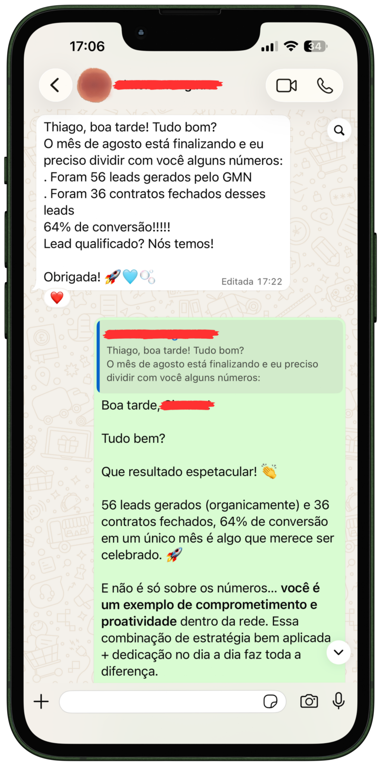 Segundo mockup anonimizado com evidência complementar do case de SEO Local em uma franquia de serviços de limpeza.