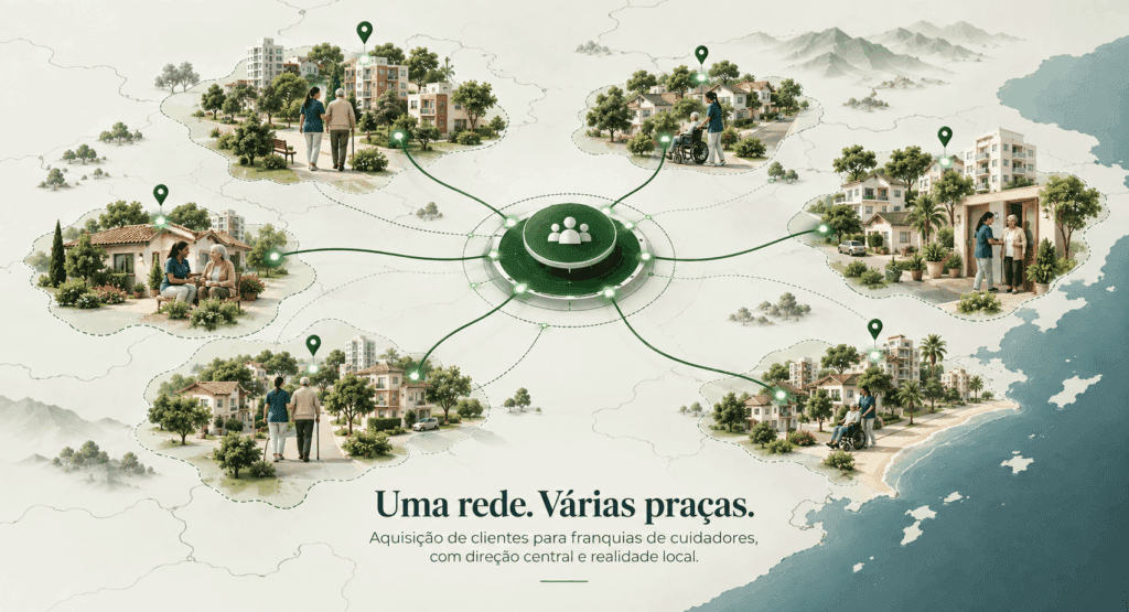 Marketing para franquias de cuidadores de pessoas: guia completo de aquisição de clientes